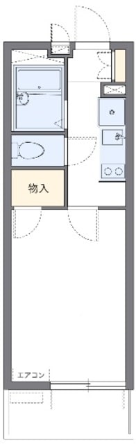 レオパレスシャルダンの物件間取画像