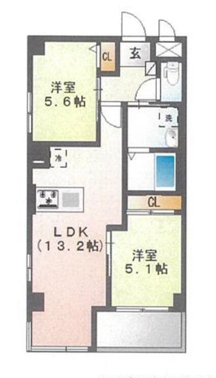 レガシィ大泉の物件間取画像