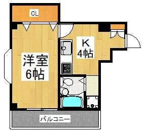 本町ビルの物件間取画像