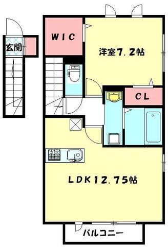 ラクールDの物件間取画像