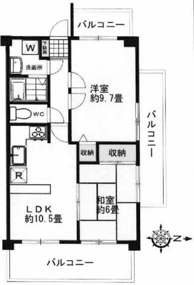 クレメント川越の物件間取画像