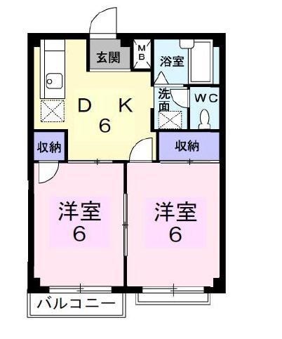 サンバレー滝の物件間取画像