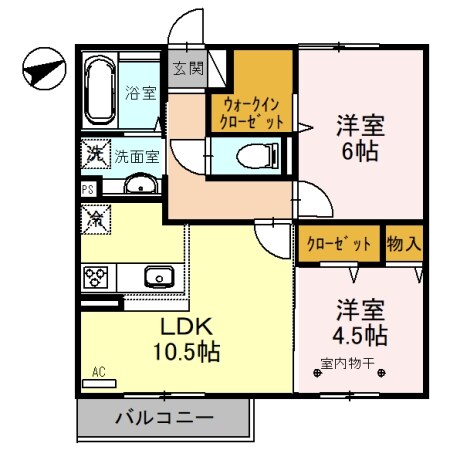 ビューテラスの物件間取画像