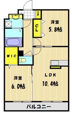 レフィナードの物件間取画像