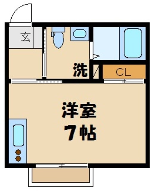 カーサふじみ野の物件間取画像