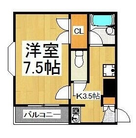 松下マンションの物件間取画像