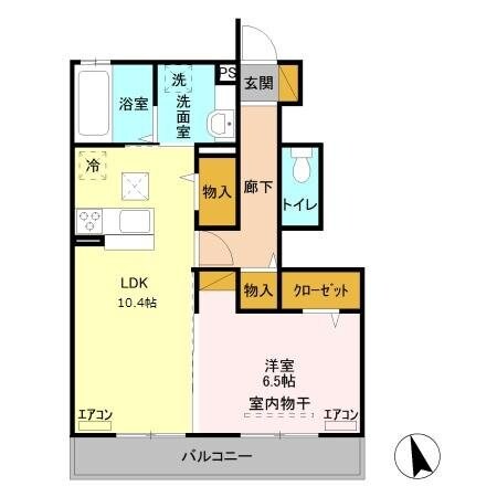 シャインアイリス　IIの物件間取画像