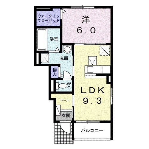 エレガンシアＣの物件間取画像