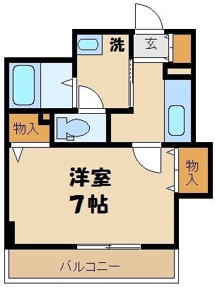 ラ　ヴィ　アン　ローズの物件間取画像