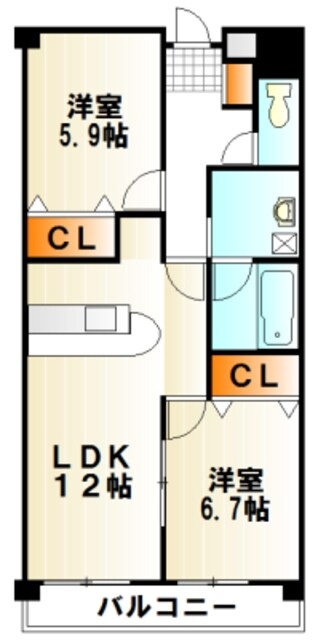 サン・ヒルズ和光の物件間取画像