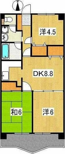 エスポワール大泉学園の物件間取画像