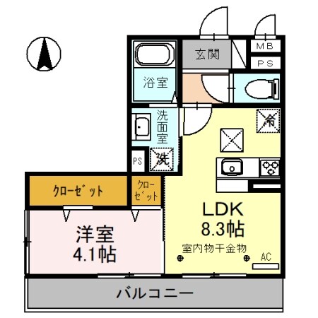 ロンサールIIの物件間取画像