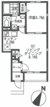 グランフィカーサの物件間取画像