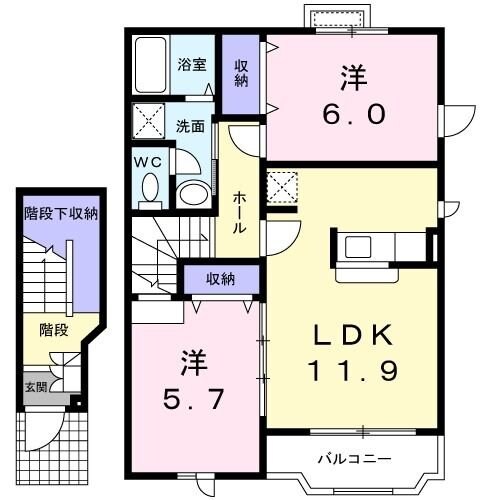 パークアドニスの物件間取画像