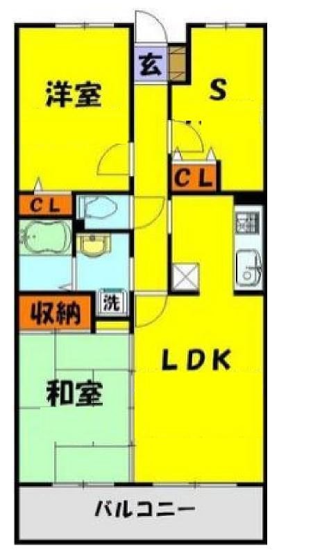 シャルム栄和の物件間取画像