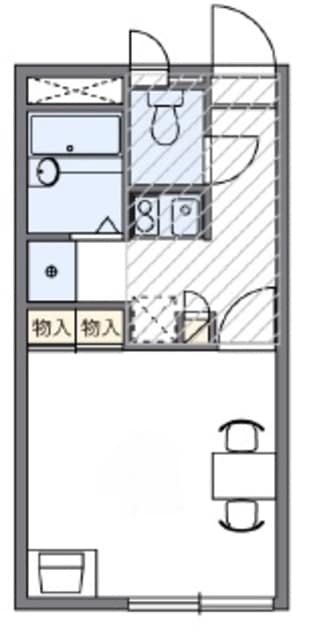 レオパレスＭＫアパートメントの物件間取画像