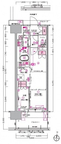 プラウド川越の物件間取画像