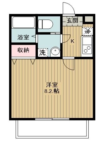 （仮称)キャメル上福岡5Aの物件間取画像