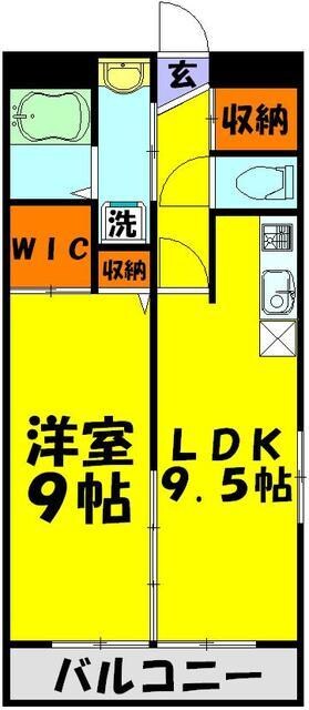 ヴィラ・ボンセジュール若葉の物件間取画像