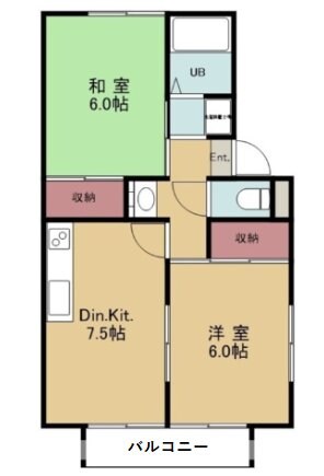 メゾンエクセレントの物件間取画像