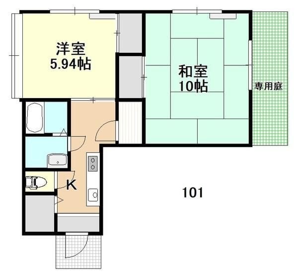 柴崎マンションの物件間取画像