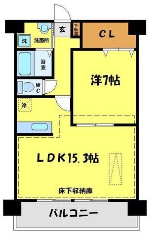 ルネス　ボニータァスの物件間取画像