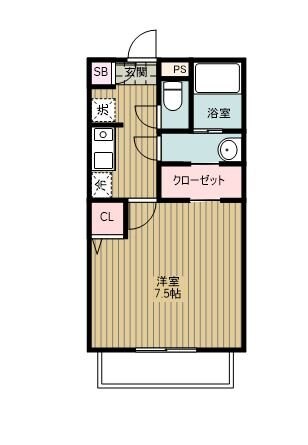 エフプレスト芦山の物件間取画像