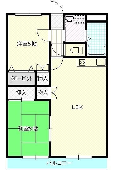 セントラルパレス愛の物件間取画像