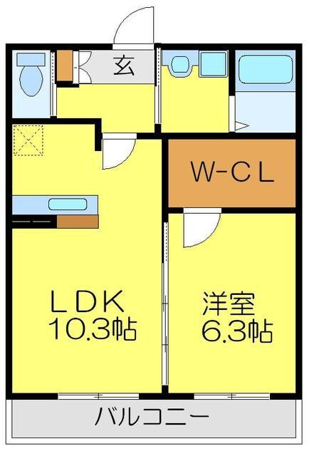 ルネス　アスカの物件間取画像