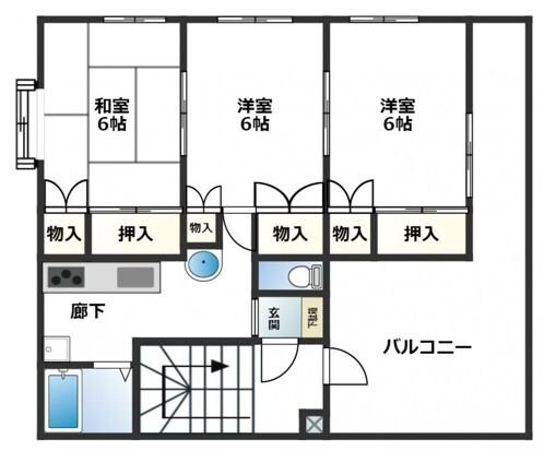 出羽ビルの物件間取画像