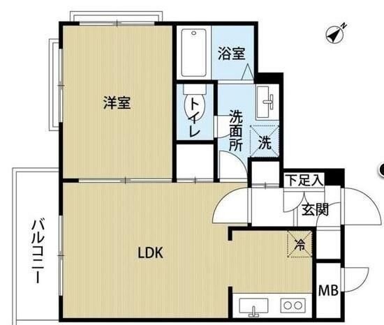 ラカータ川越の物件間取画像