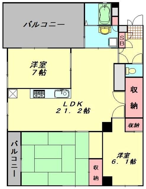 豊栄ビルの物件間取画像