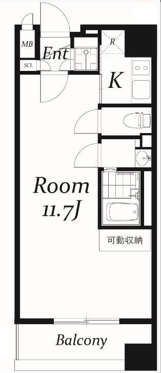 アクアタウンイーストIの物件間取画像