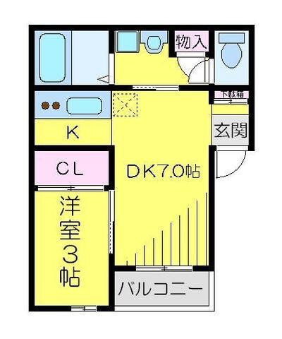 グランドハウスの物件間取画像