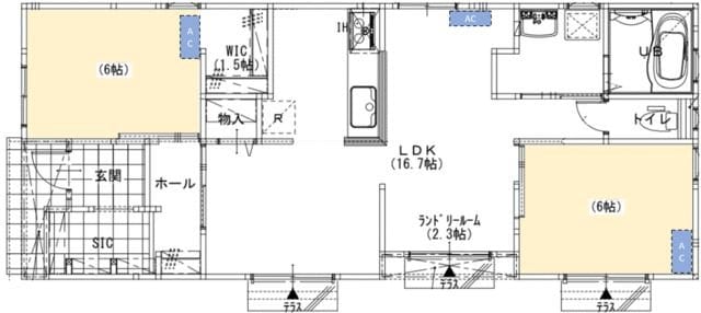 グランソフィア東松山西口の物件間取画像