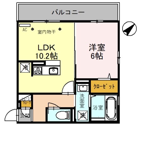 clair de luneの物件間取画像