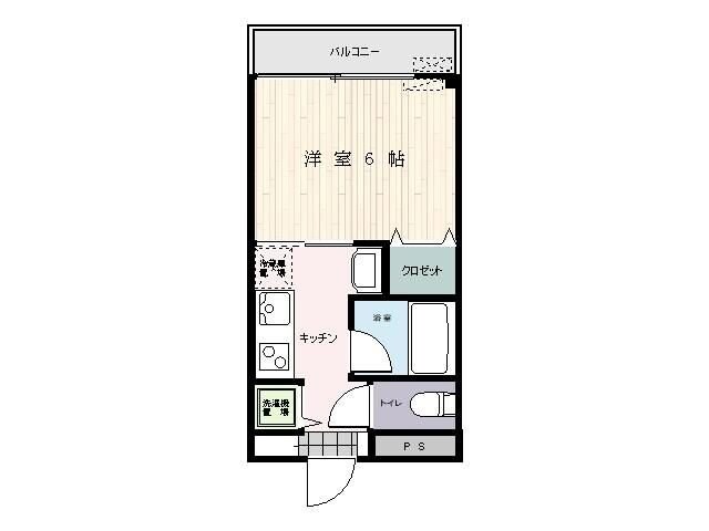 増尾マンションの物件間取画像