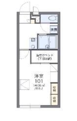 レオパレスミヤウラの物件間取画像