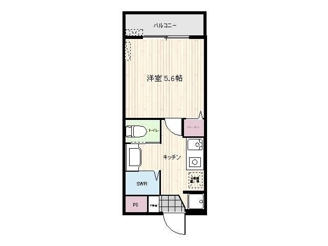 第１２増尾ビルA棟（北坂戸学生会館）の物件間取画像