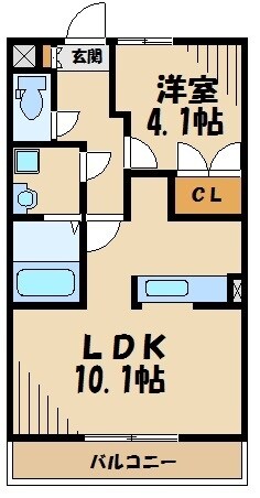 グリーンハイムＢの物件間取画像
