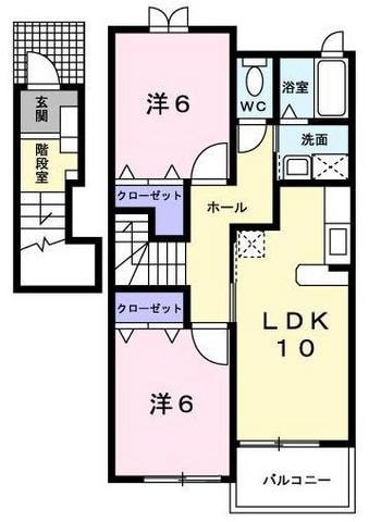 アネックス笹井の物件間取画像