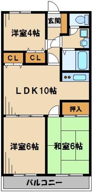 物件間取画像