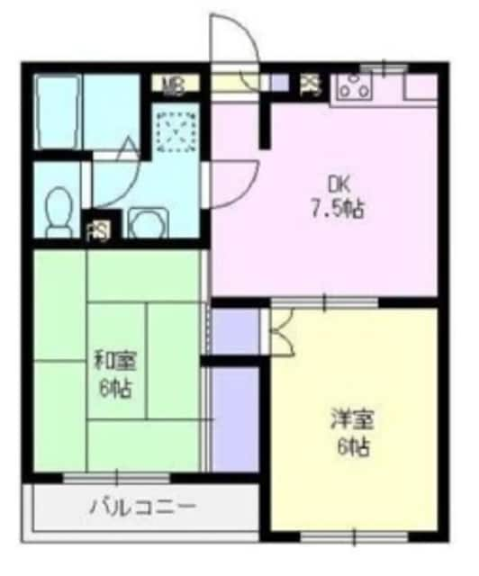 エマーユ川越Ｓの物件間取画像