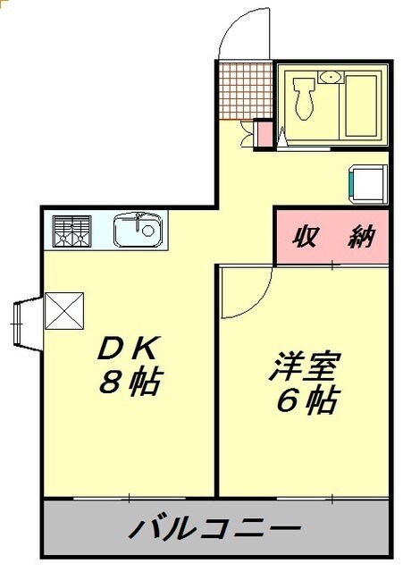 川越ＭＭハイツの物件間取画像