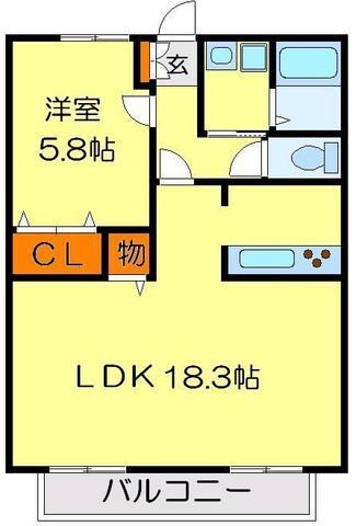 パルメゾンの物件間取画像