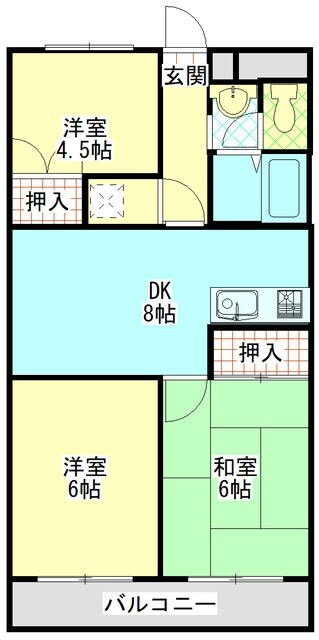 物件間取画像