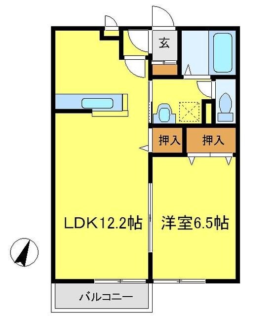 コンフォート並木西の物件間取画像