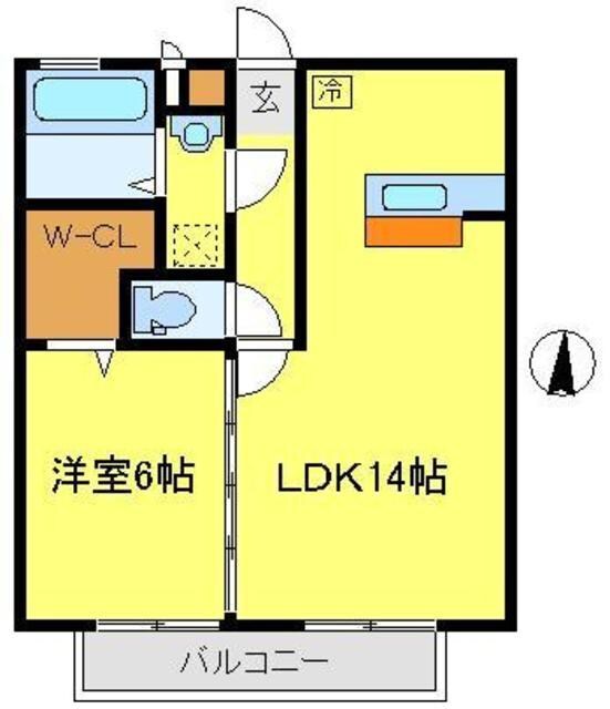 シャトレーの物件間取画像