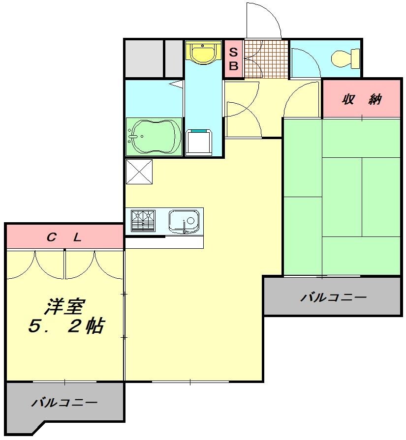 サロマ壱番館の物件間取画像