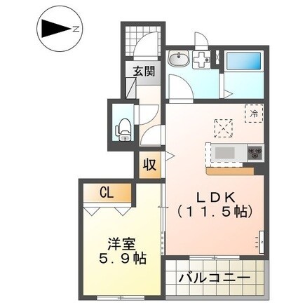 ディコトーネIの物件間取画像